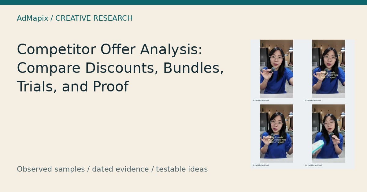 Competitor Price Analysis: Compare Offers and Proof