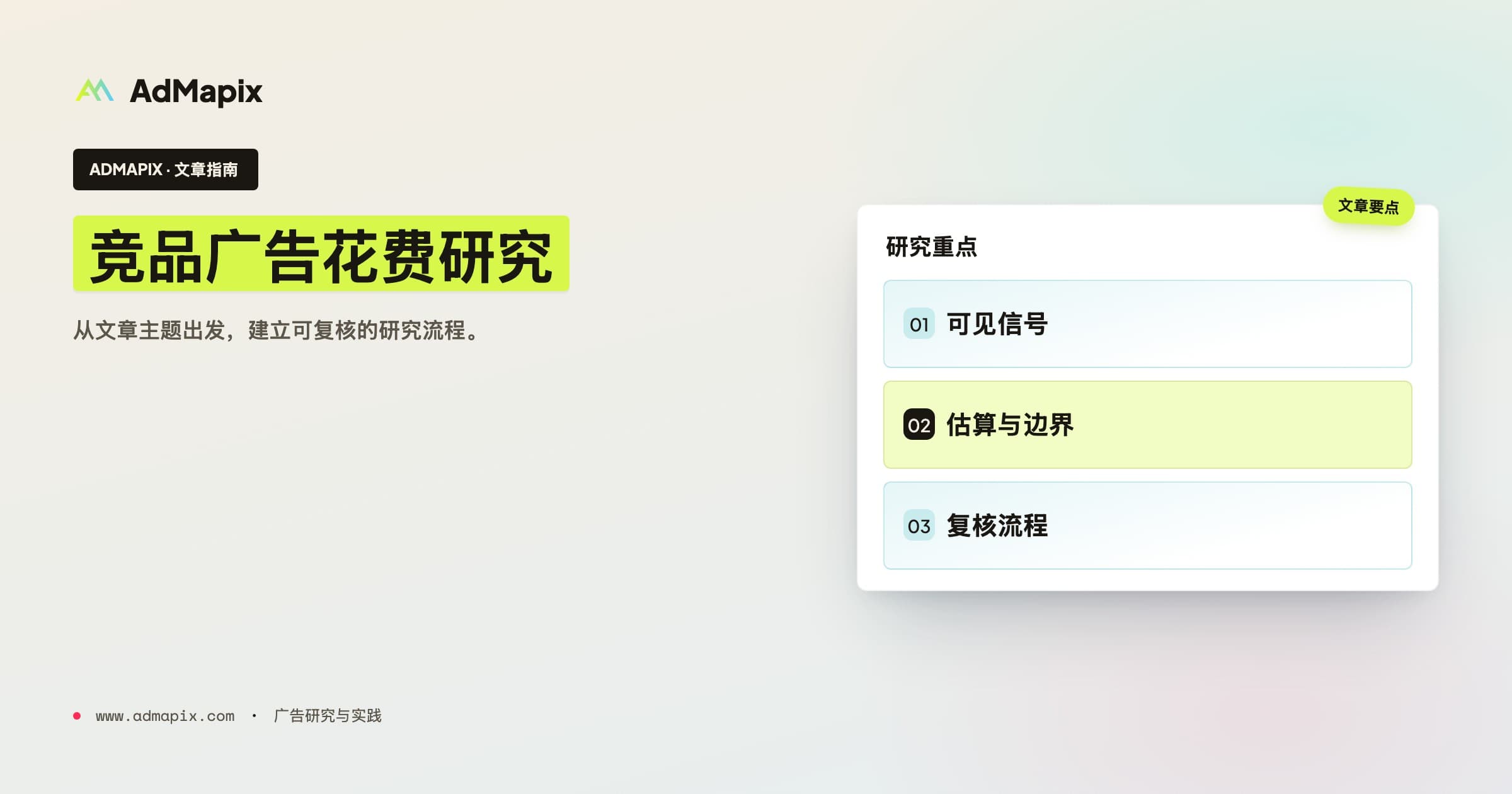 Competitor Ad Spend:如何用公开信号估算竞品预算