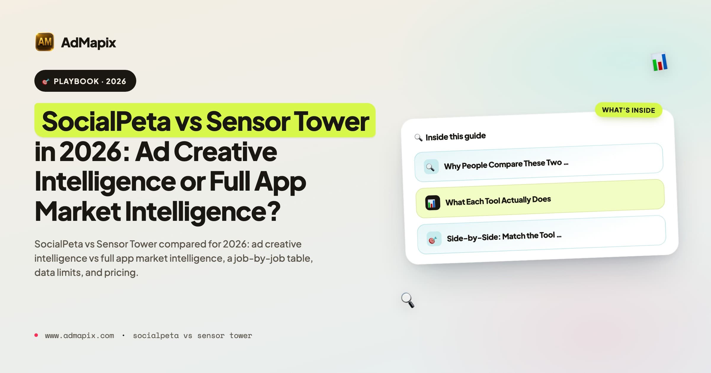 SocialPeta vs Sensor Tower in 2026: Ad Creative Intelligence or Full App Market Intelligence?