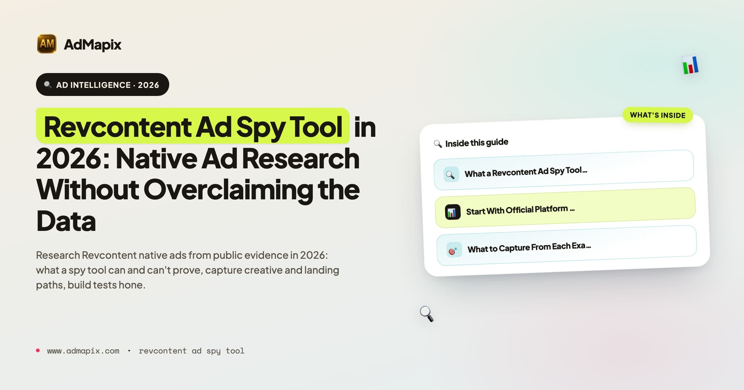 Revcontent Ad Spy Tool in 2026: Native Ad Research Without Overclaiming the Data
