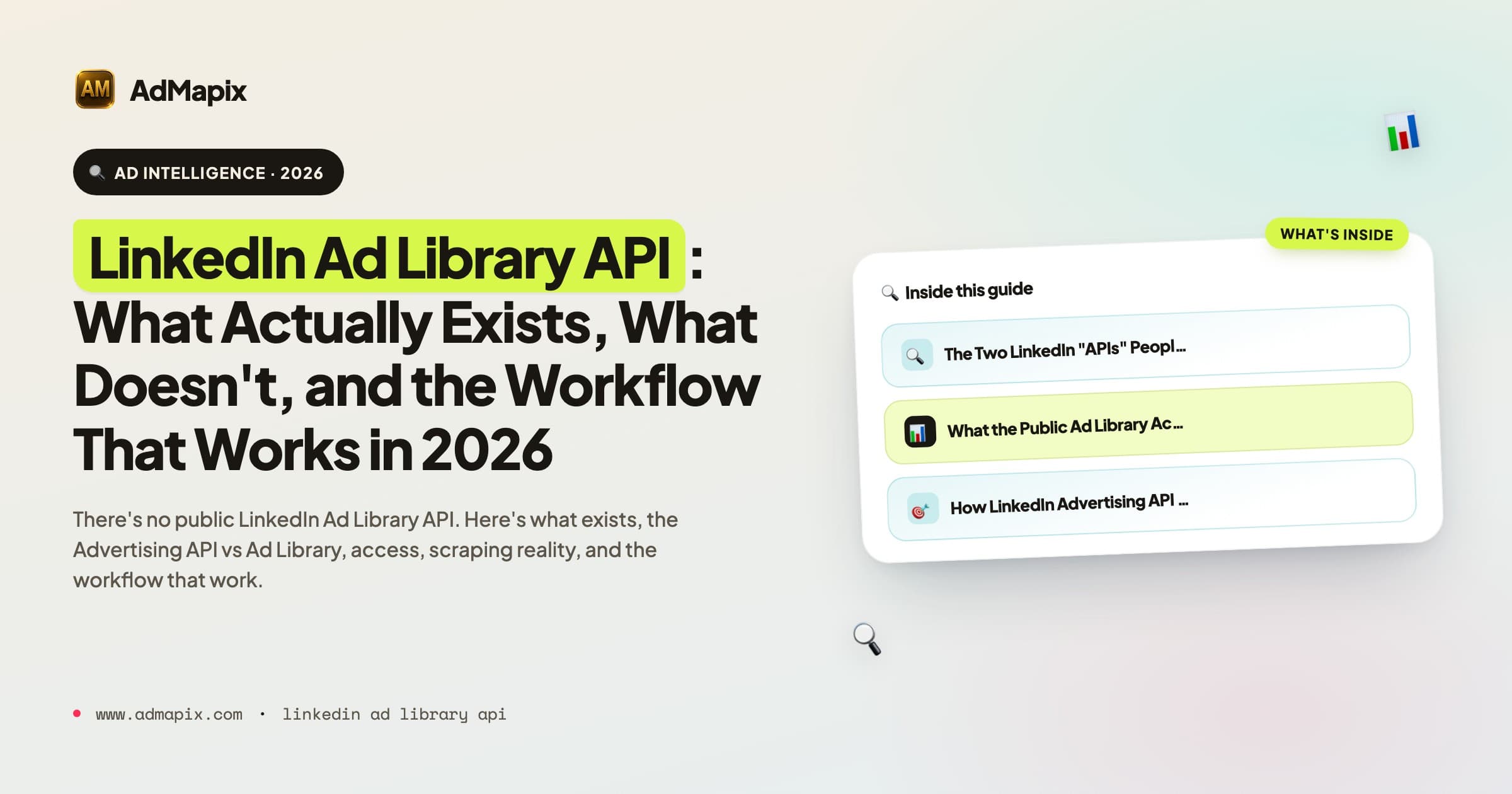 LinkedIn Ad Library API: What Actually Exists, What Doesn't, and the Workflow That Works in 2026