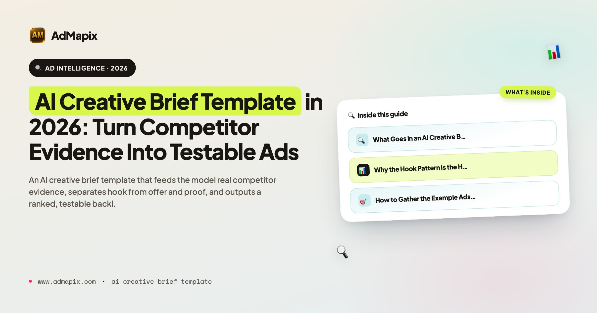 AI Creative Brief Template in 2026: Turn Competitor Evidence Into Testable Ads