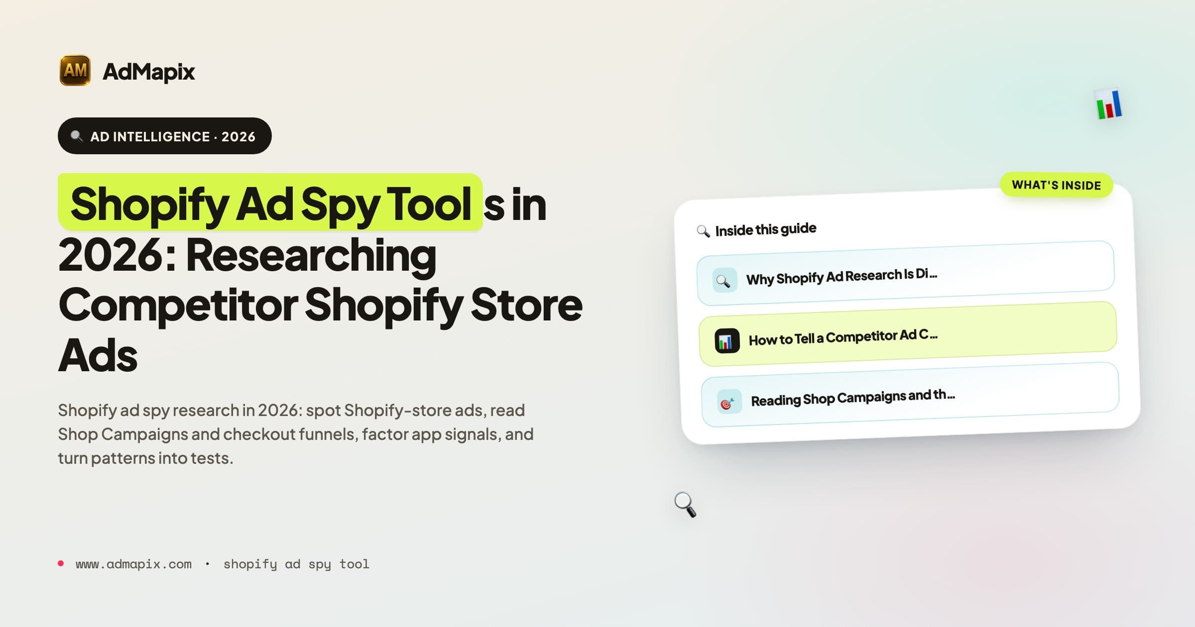 Shopify Ad Spy Tools in 2026: Researching Competitor Shopify Store Ads