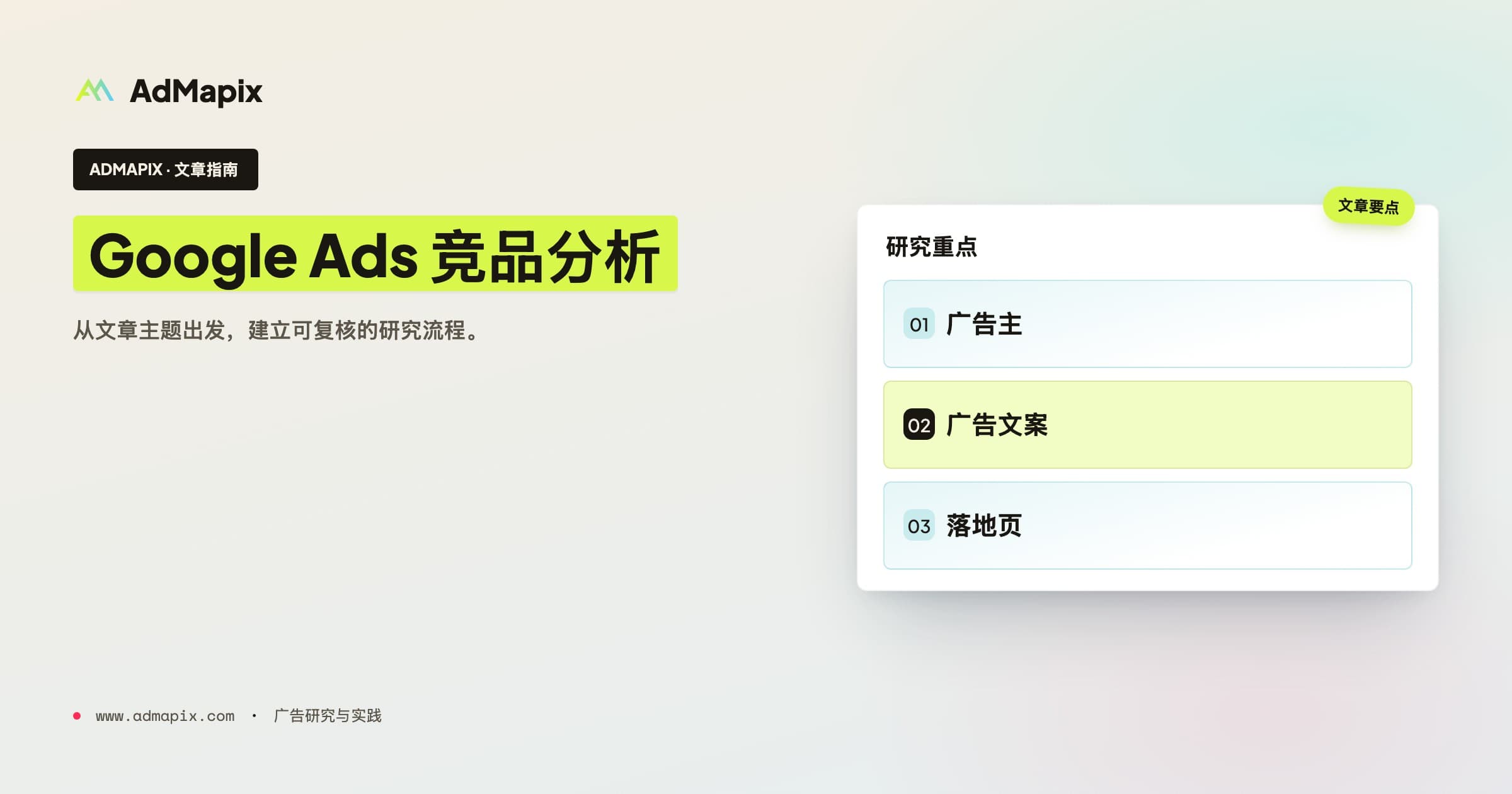 Google Ads Competitor Analysis:6 种方法看清竞品广告