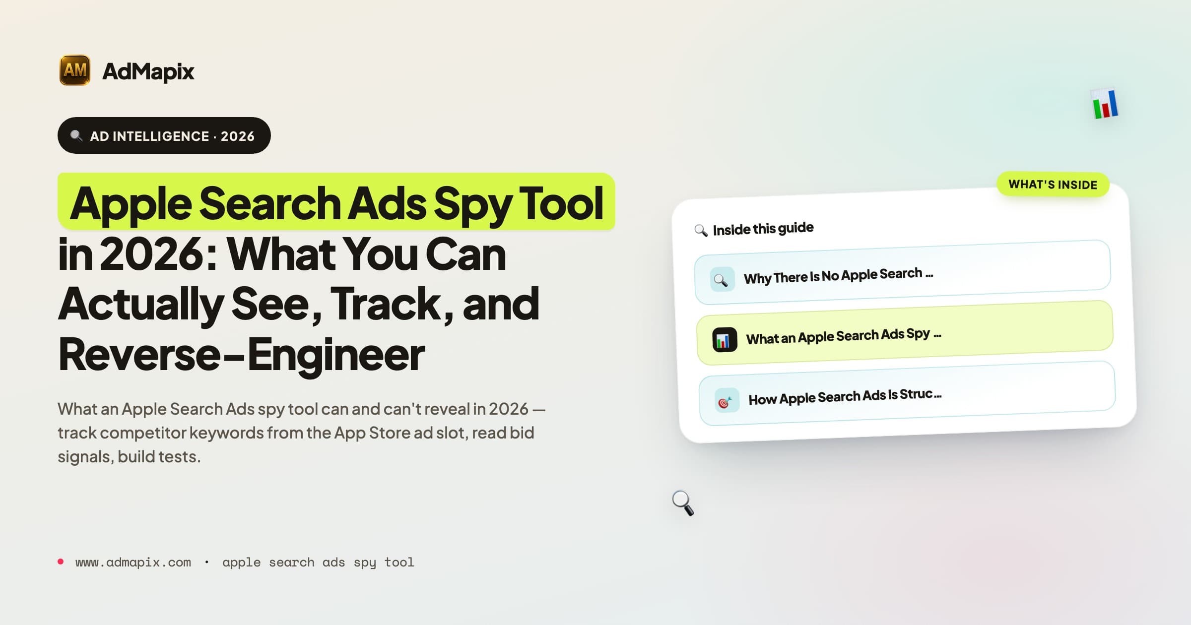 Apple Search Ads Spy Tool in 2026: What You Can Actually See, Track, and Reverse-Engineer