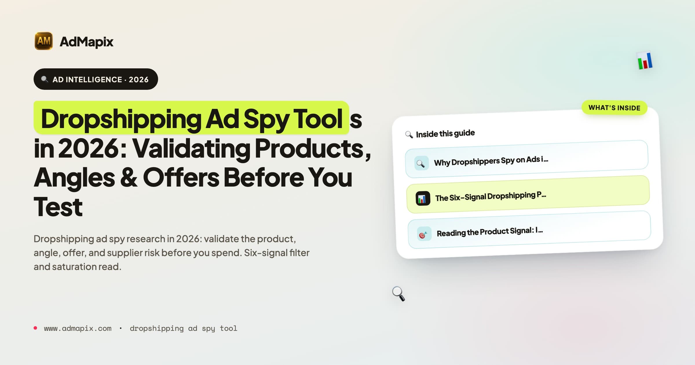 Dropshipping Ad Spy Tools in 2026: Validating Products, Angles & Offers Before You Test