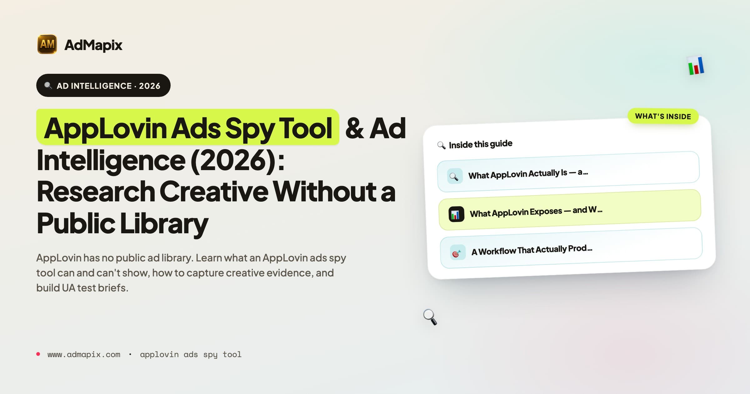 AppLovin Ads Spy Tool & Ad Intelligence (2026): Research Creative Without a Public Library
