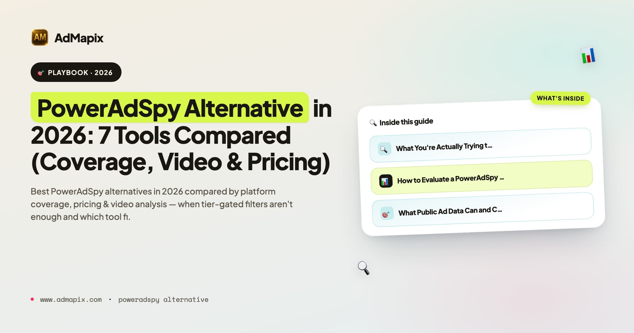 PowerAdSpy Alternative in 2026: 7 Tools Compared (Coverage, Video & Pricing)