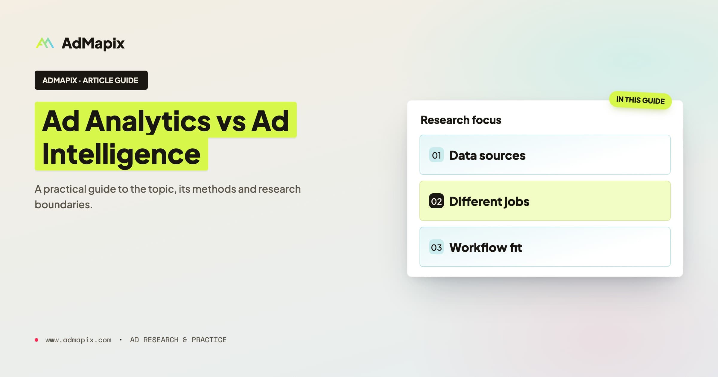 Ad Analytics vs Ad Intelligence: Metrics, Workflows, and Tools