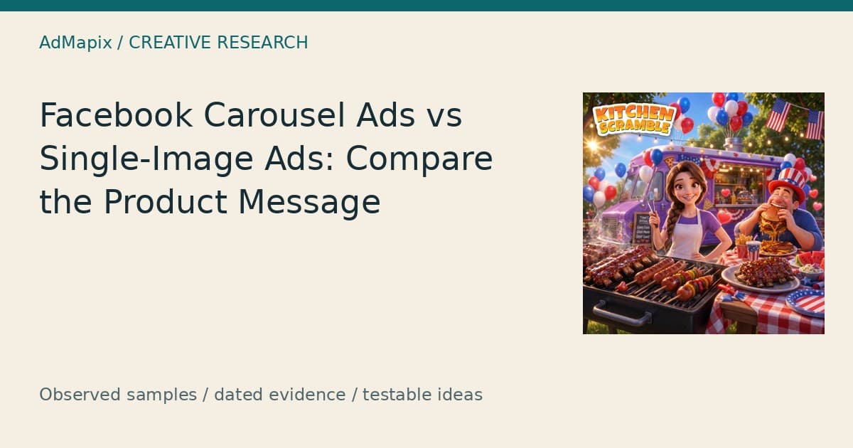 Facebook Carousel Ads vs Single-Image Ads: Compare the Product Message