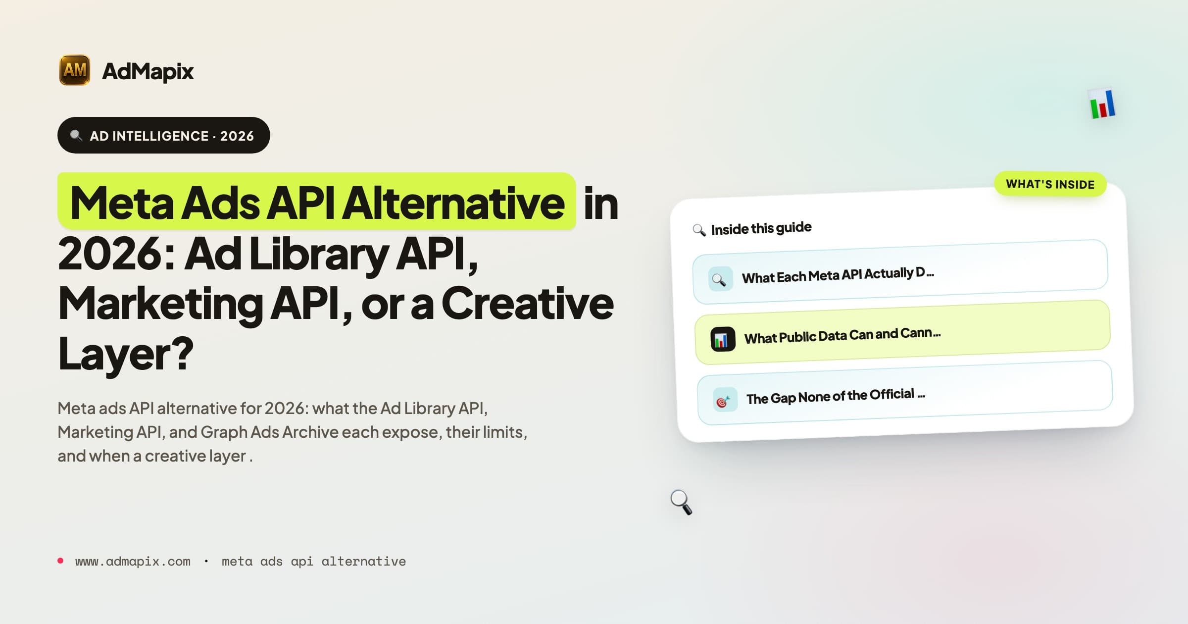 Meta Ads API Alternative in 2026: Ad Library API, Marketing API, or a Creative Layer?