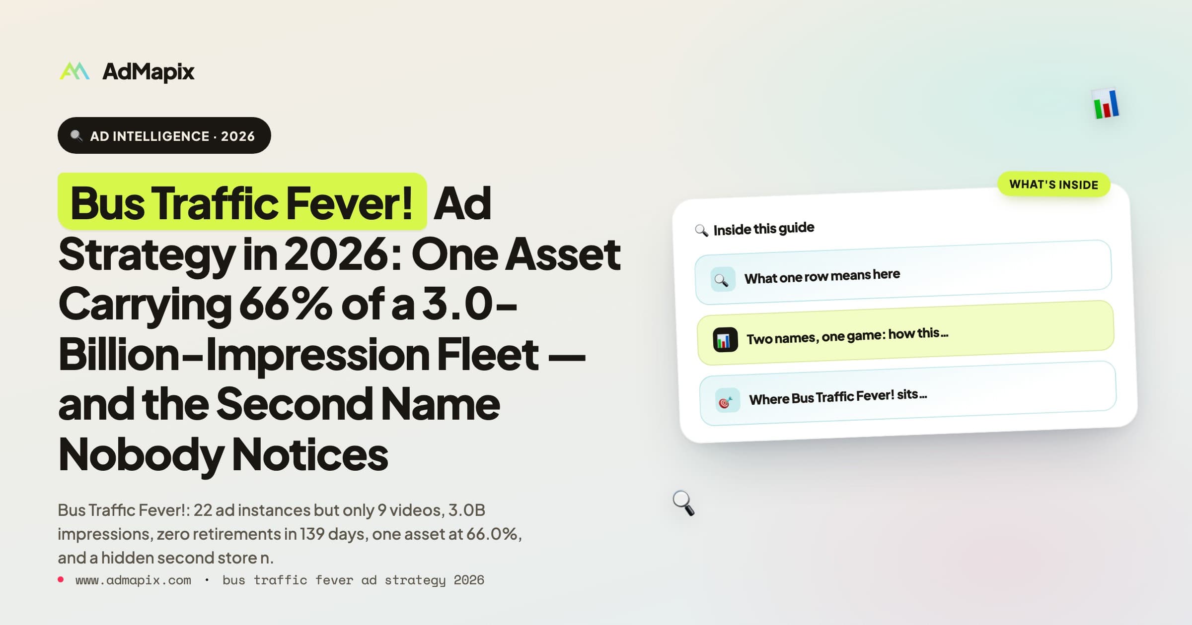 Bus Traffic Fever! Ad Strategy in 2026: One Asset Carrying 66% of a 3.0-Billion-Impression Fleet — and the Second Name Nobody Notices