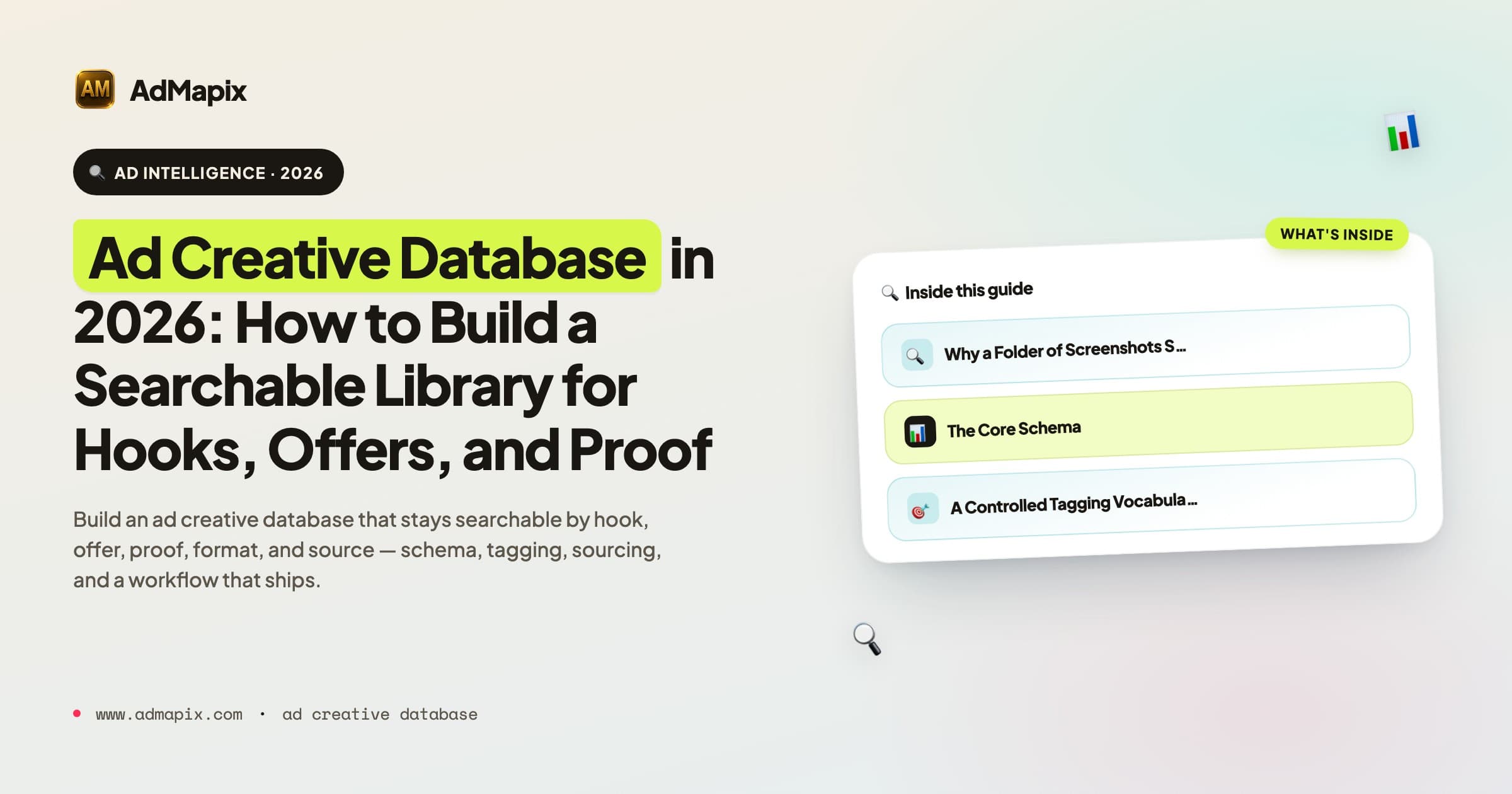 Ad Creative Database in 2026: How to Build a Searchable Library for Hooks, Offers, and Proof