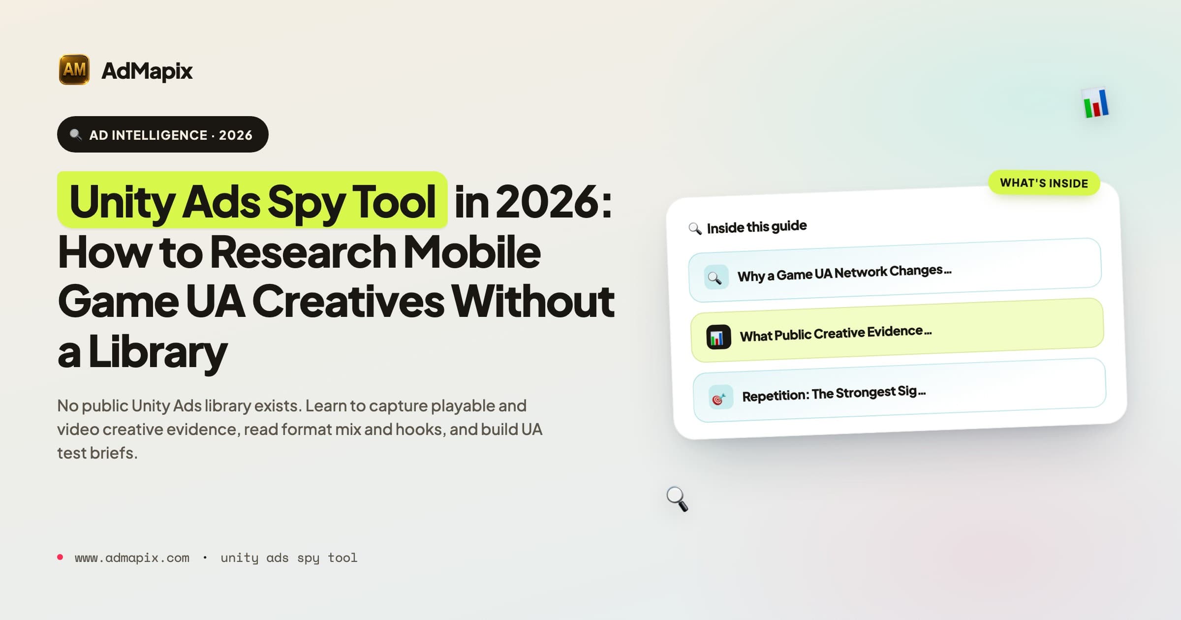 Unity Ads Spy Tool in 2026: How to Research Mobile Game UA Creatives Without a Library