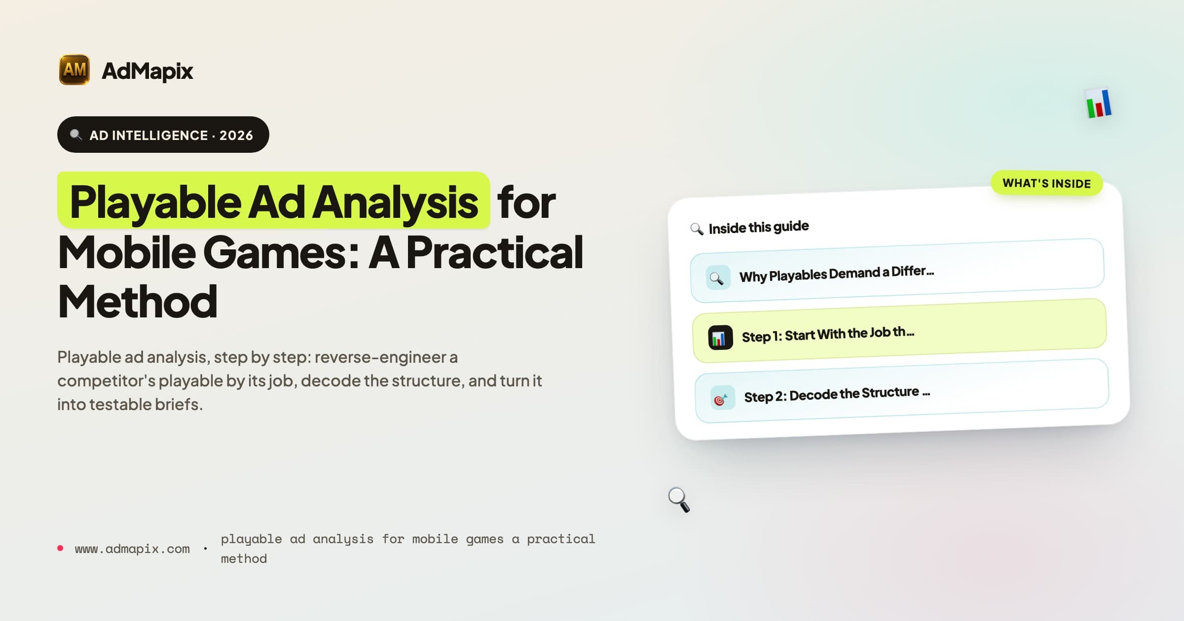 Playable Ad Analysis for Mobile Games: A Practical Method