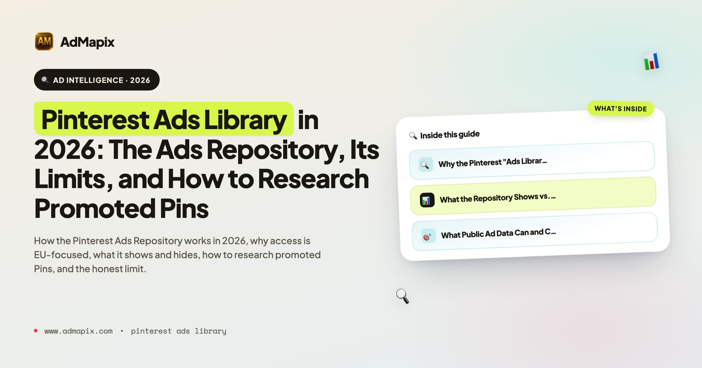 Pinterest Ads Library in 2026: The Ads Repository, Its Limits, and How to Research Promoted Pins