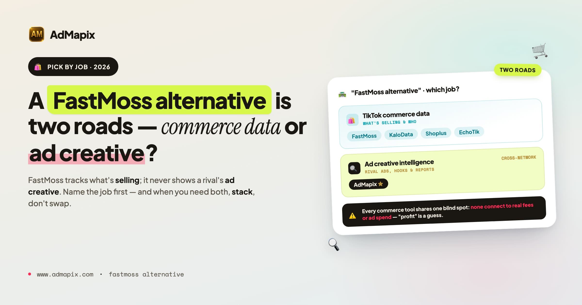 FastMoss Alternative in 2026: TikTok Shop Data vs Ad Creative Tools Compared