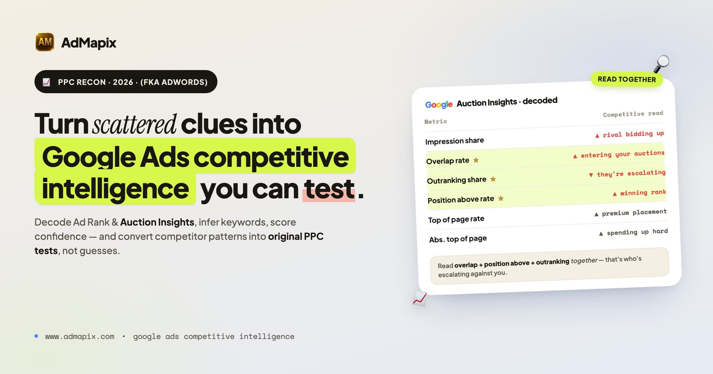 AdWords Intelligence in 2026: A Google Ads Competitive Intelligence Playbook